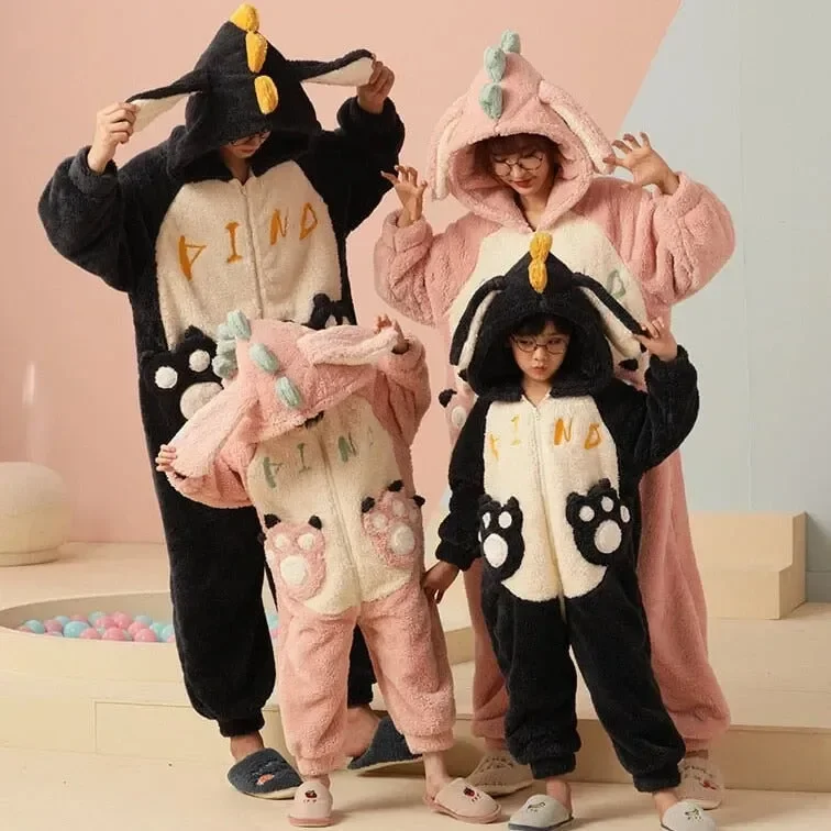 Dino-Snore Family Fluffy Pyjama Set - Image 4