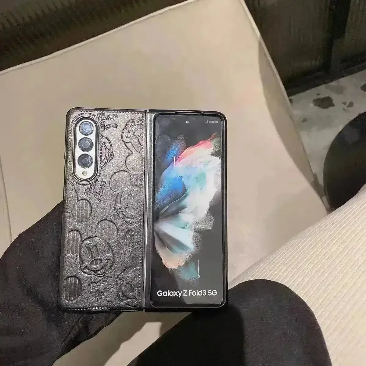 DSNY Mickey Leather Finish Case (For Samsung Fold & Flip) - Image 2