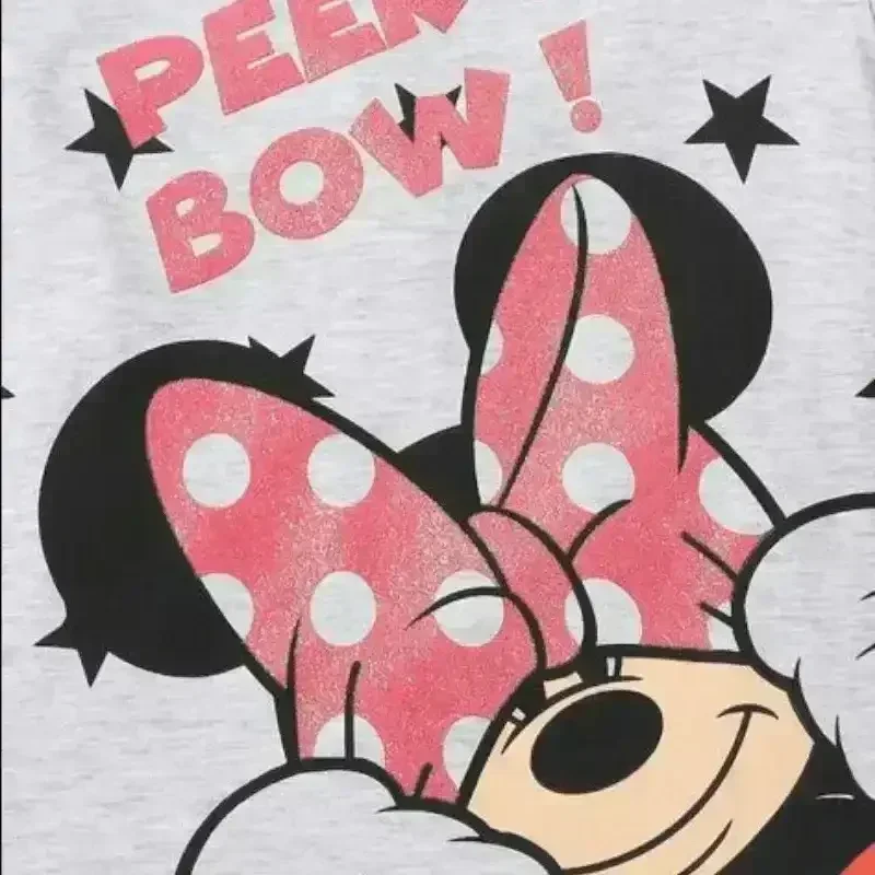 Minnie Mouse Print Crew-Neck T-shirt - Image 3