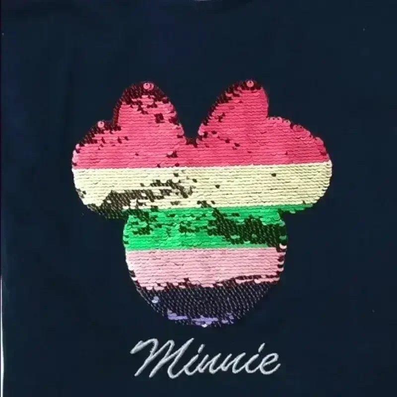 Minnie Mouse Sequinned Round-Neck T-shirt - Image 5