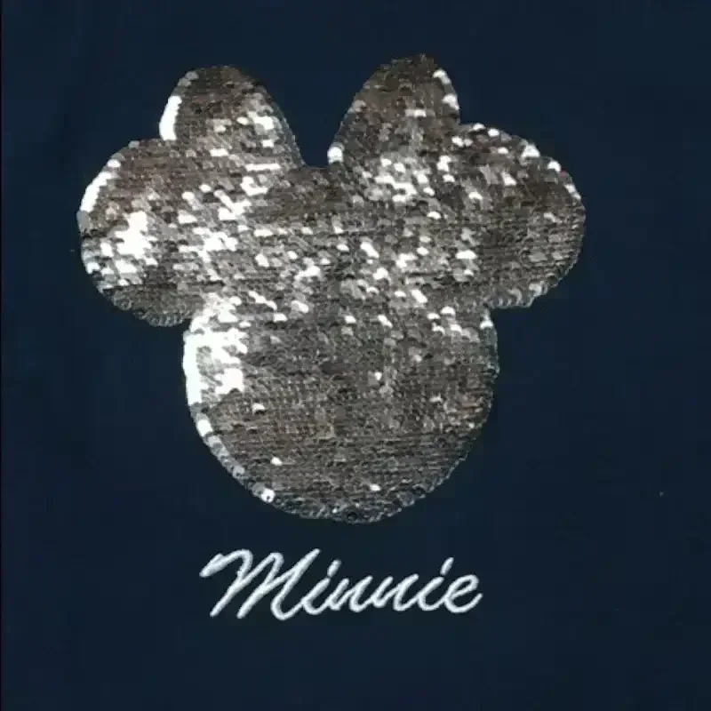 Minnie Mouse Sequinned Round-Neck T-shirt - Image 6