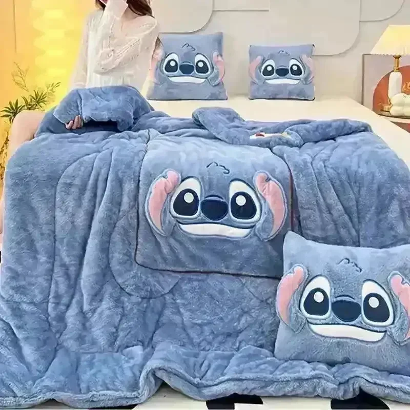 DSNY Stitch 2 in 1 Pillow and Blanket Set - Image 7