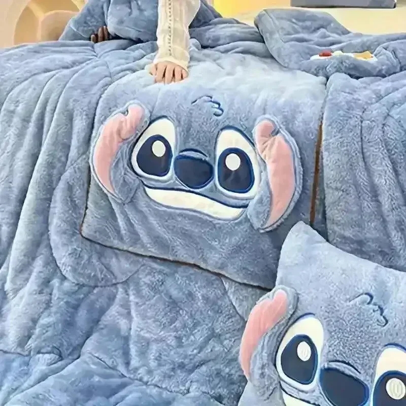 DSNY Stitch 2 in 1 Pillow and Blanket Set - Image 9