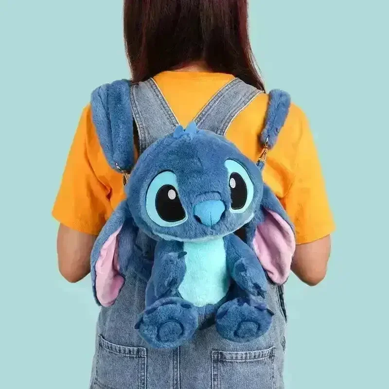 DSNY Stitch and Lotso Stuffed Backpack