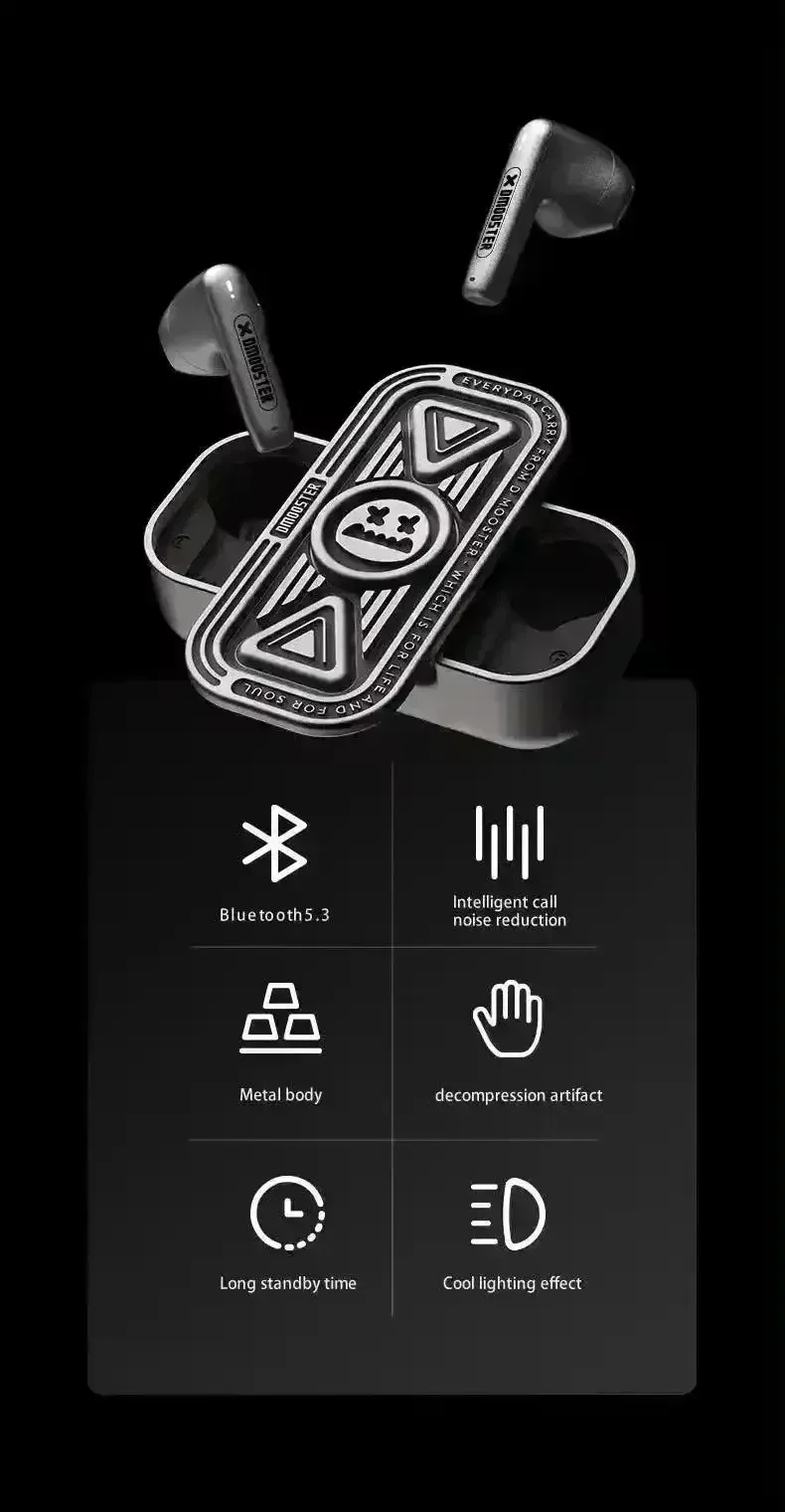 DMOOSTER D15 Fingertip Gyro Bluetooth Earphones - Image 8