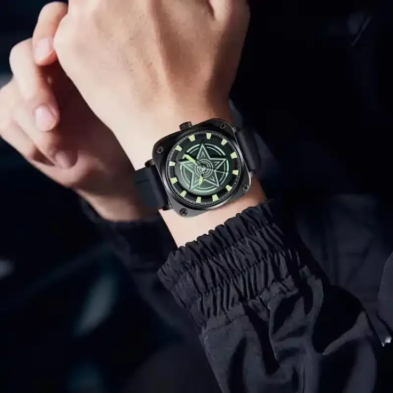 DOM Cosmic Glow Square Watch - Image 3