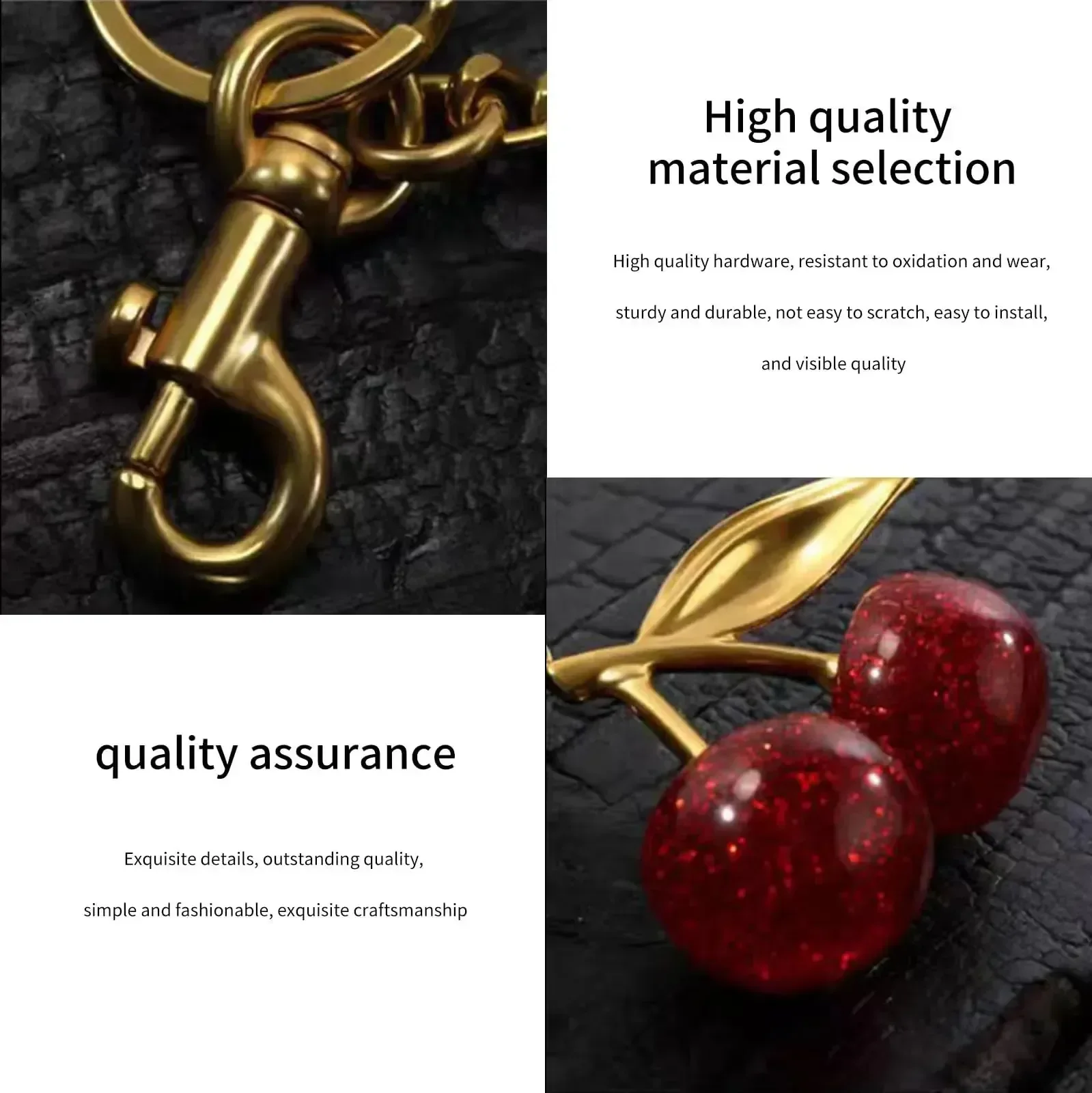 Double Cherry Delight Keychain - Image 7