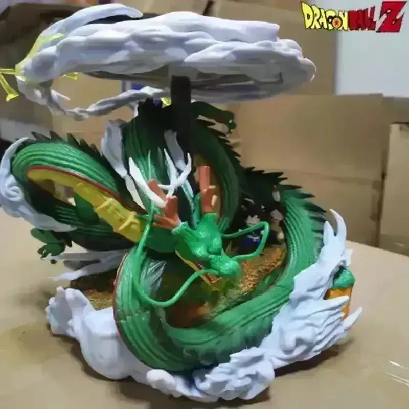 Dragon Ball Z Shenron with Kid Goku Figurine (23 cm) - Image 3