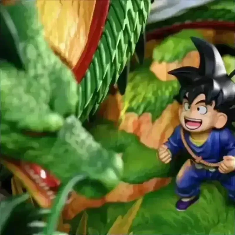 Dragon Ball Z Shenron with Kid Goku Figurine (23 cm) - Image 7