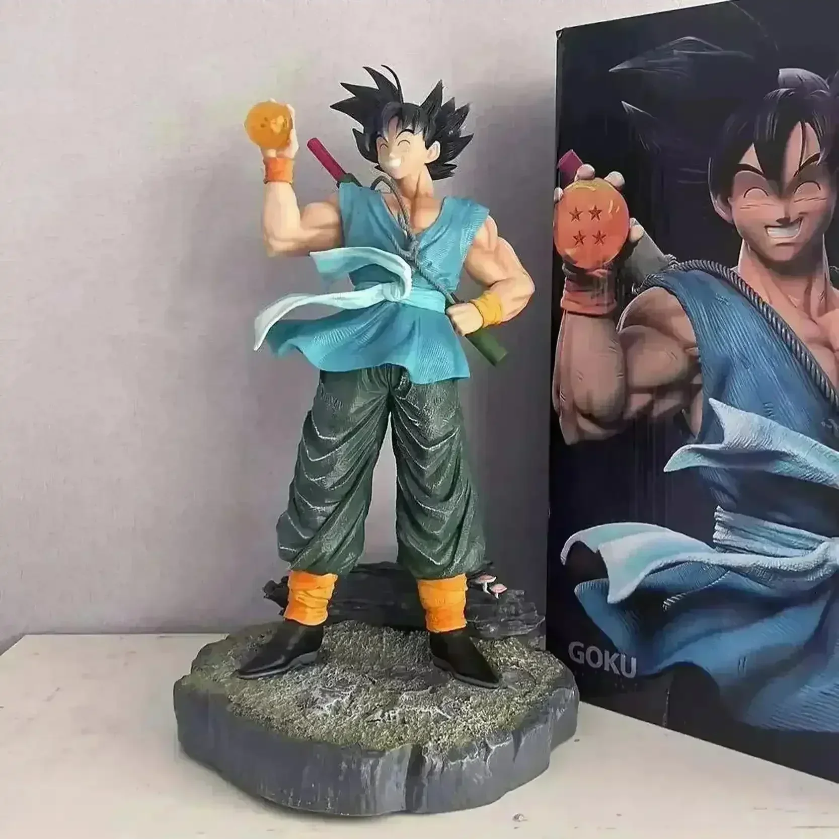 Dragon Ball Z Son Goku Happy Laughing Action Figure (41 cm) - Image 4