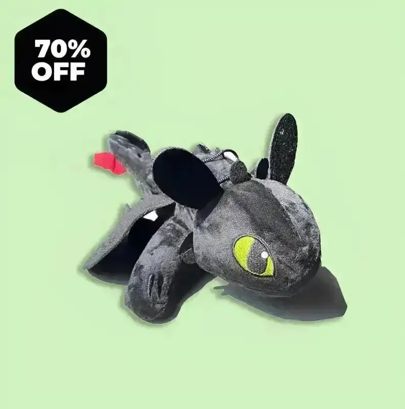 Dragon Glide Toothless Night Fury Plushie - Image 8