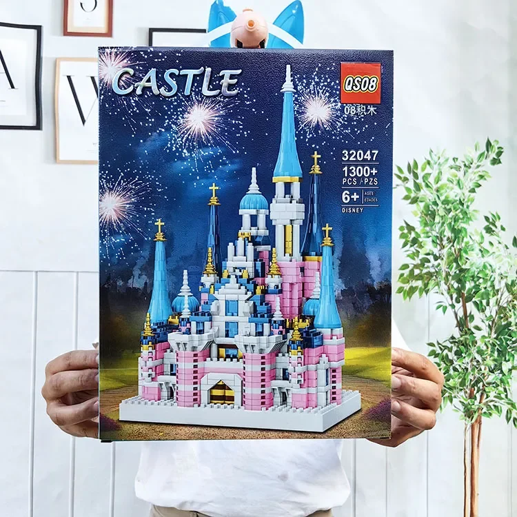 DZNY Dream Castle Building Blocks (1300+ Pcs) - Image 7