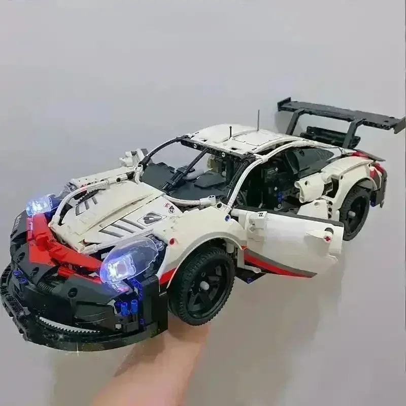 Electric Sports RC Car Model Building Block Set - Image 8