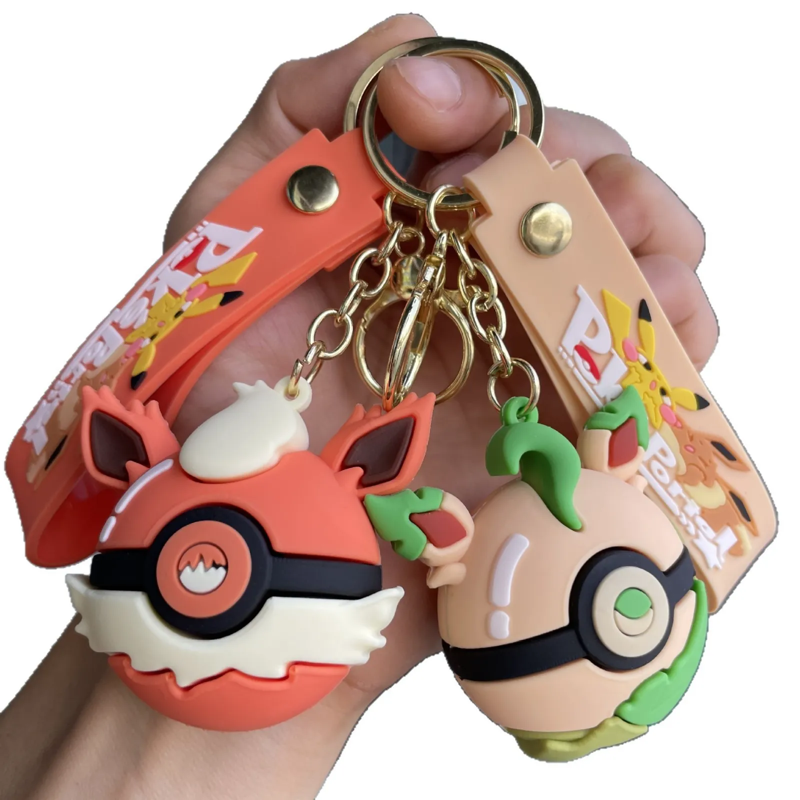 Elemental Eeveelution Pokeball Keychain - Image 9