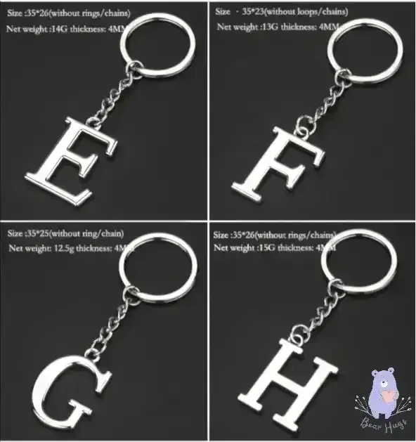 English Letters Keychain A to Z - Image 10
