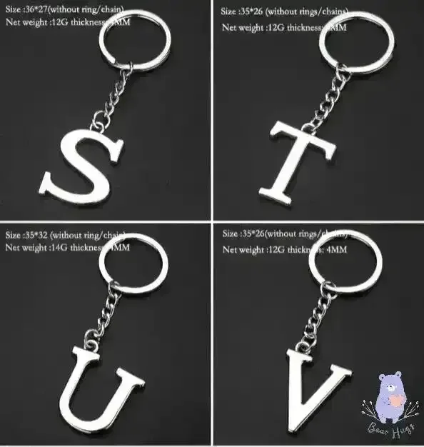 English Letters Keychain A to Z - Image 14