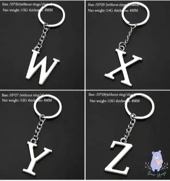 English Letters Keychain A to Z - Image 15