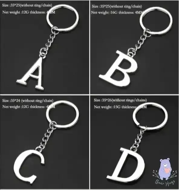 English Letters Keychain A to Z - Image 9