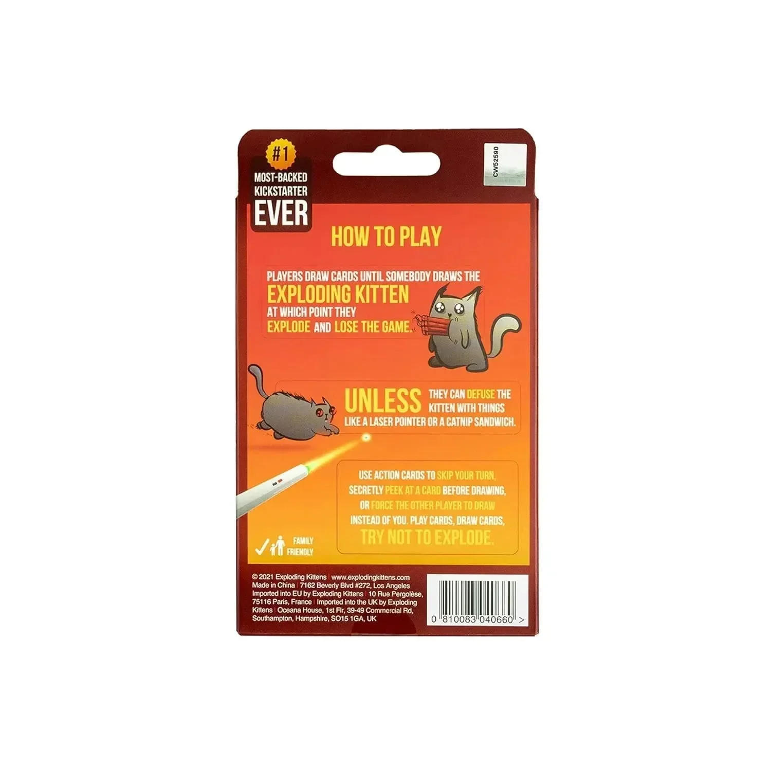 Exploding Kittens 2 Player Edition Game - Image 5