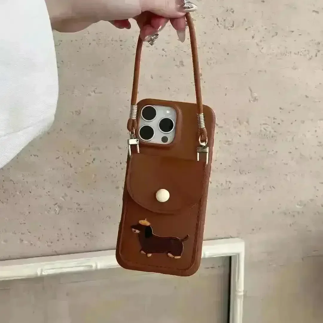 Fashionable Puppy Wallet Phone Case (For iPhones) - Image 4