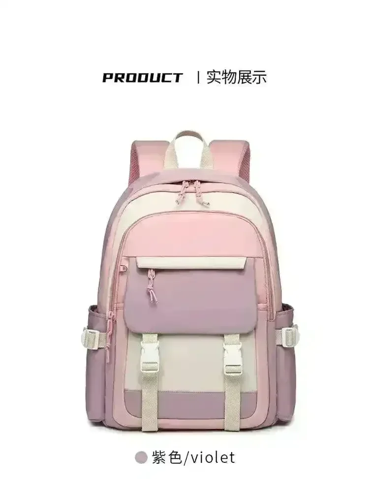 Feather-Light Fashion College Backpack - Image 20
