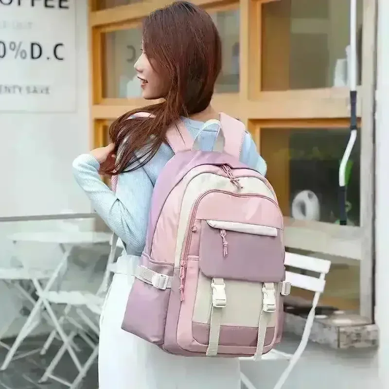 Feather-Light Fashion College Backpack - Image 3