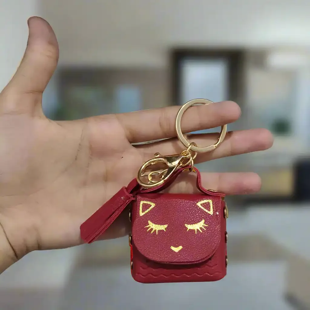 Feline Finesse Cat Purse Keychain - Image 9