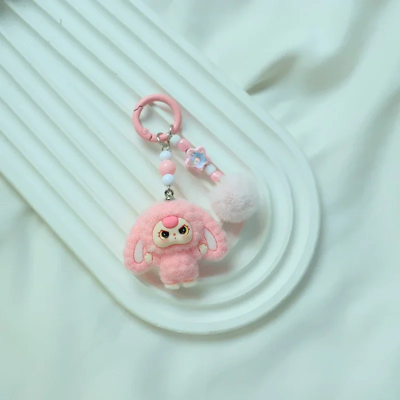 Baby Three Floppy Ears Flocked Keychain - Image 3