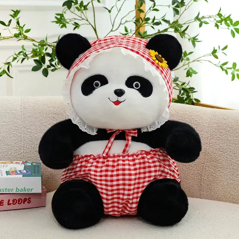 Floral Charm Giant Panda Plushie - Image 8