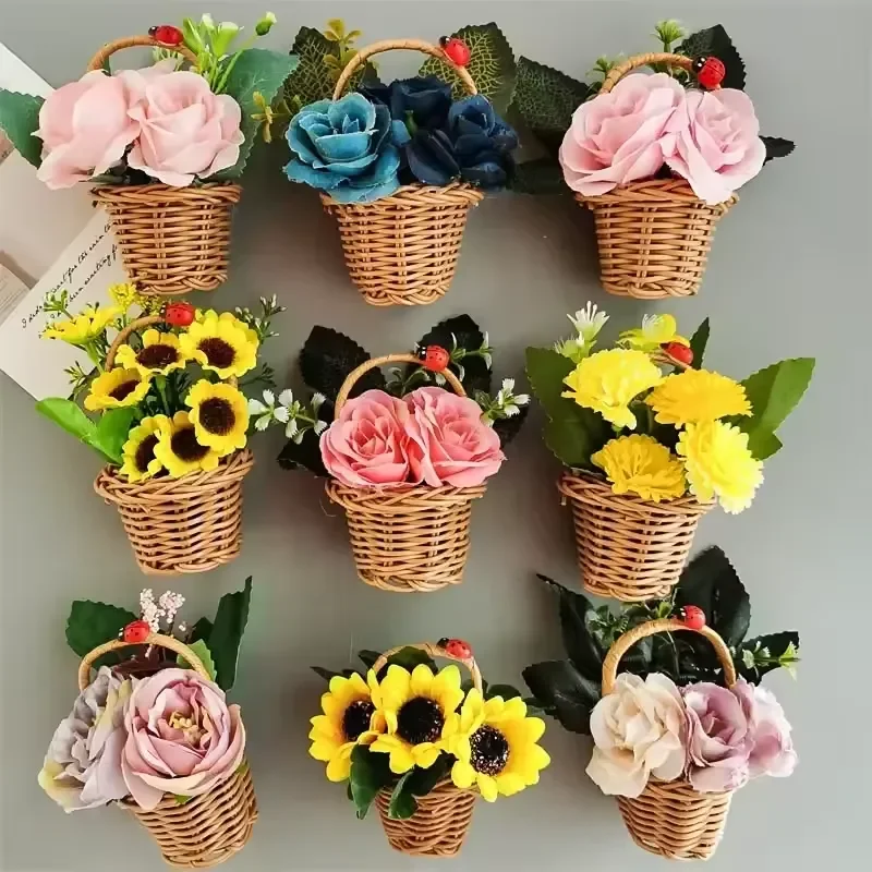 Floral Fusion Fridge Magnet