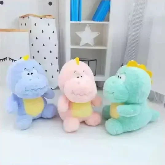 Fluffy Dinosaur Plush Toy (25 cm) - Image 2