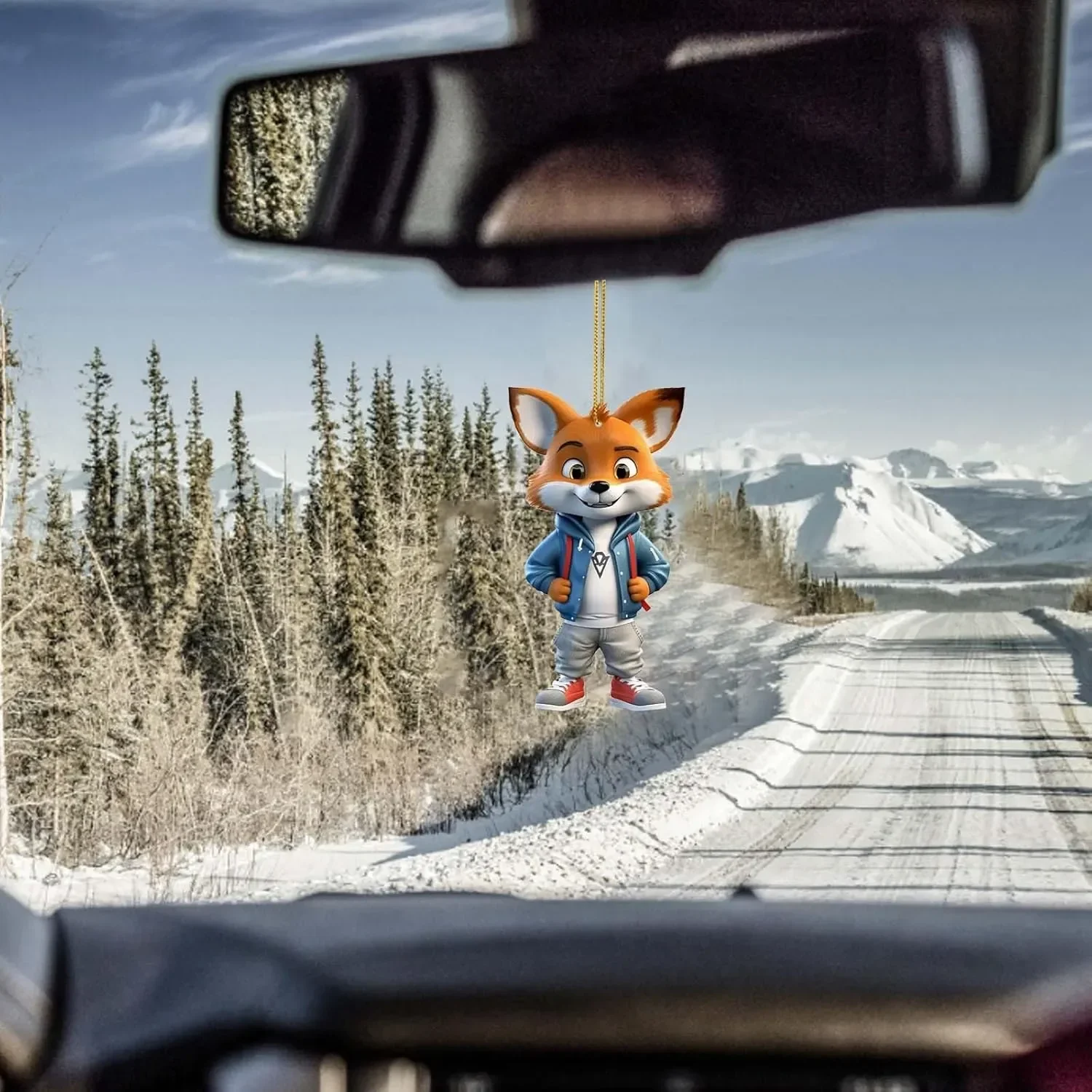 Fox Urban Prowler Acrylic Charm - Image 4