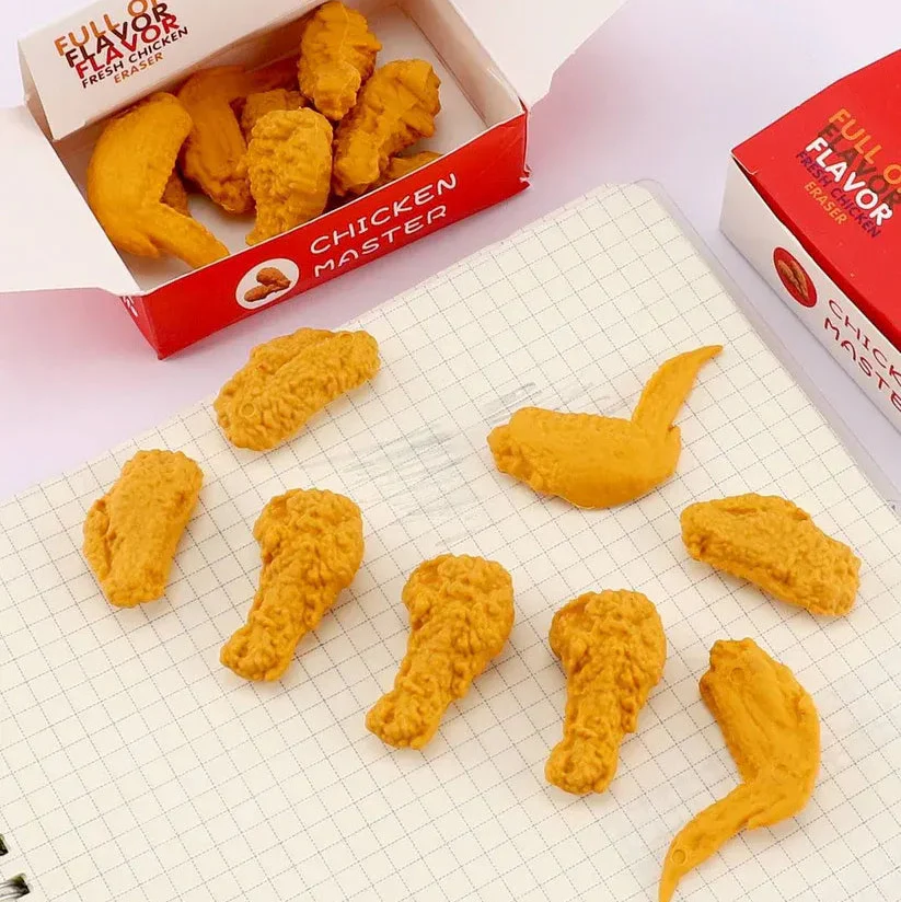 Fried Chicken Simulation Eraser (Set of 8) - Image 7