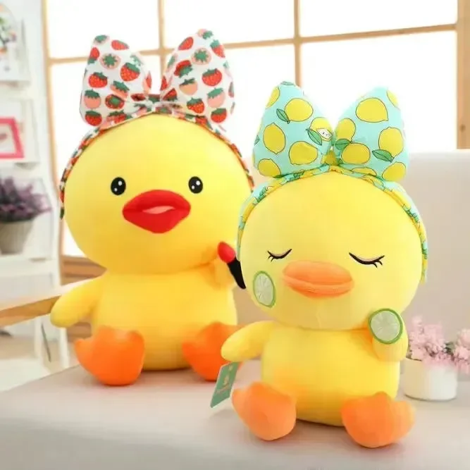Fruity Bow Duck Plush Toy (30 cm) - Image 2