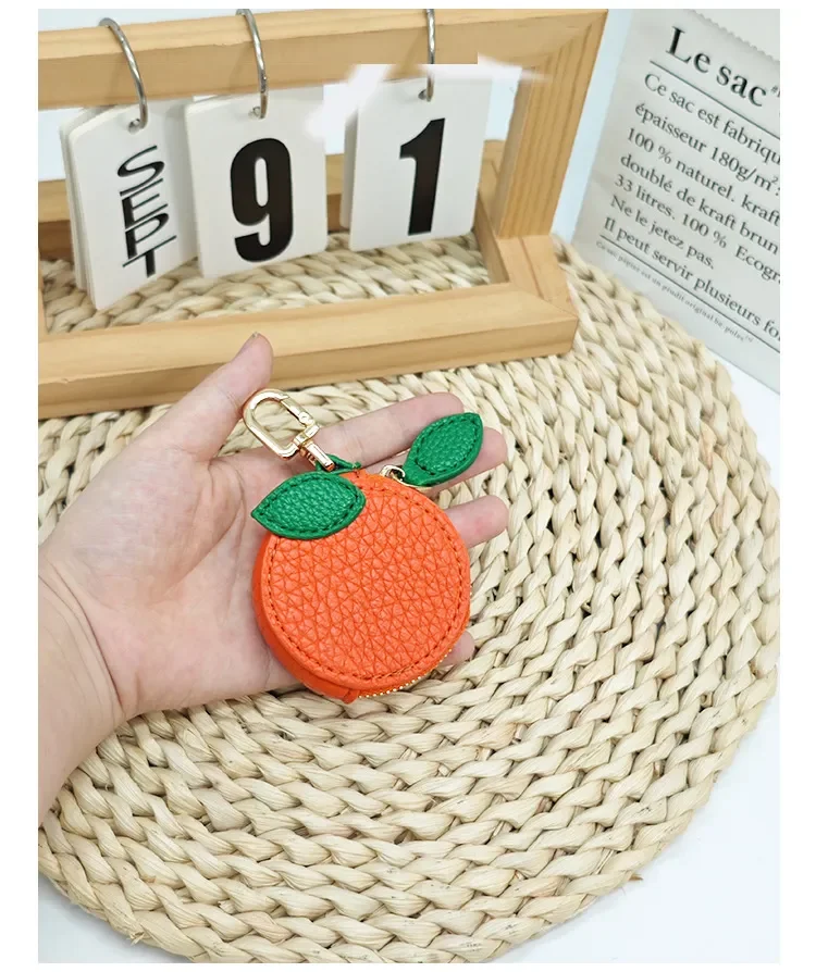 Fruity Charm Leather Bag Coin Purse - Image 10