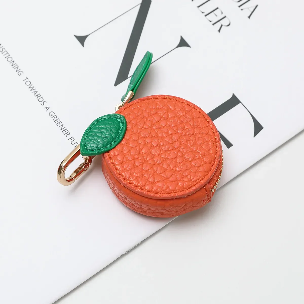 Fruity Charm Leather Bag Coin Purse - Image 20