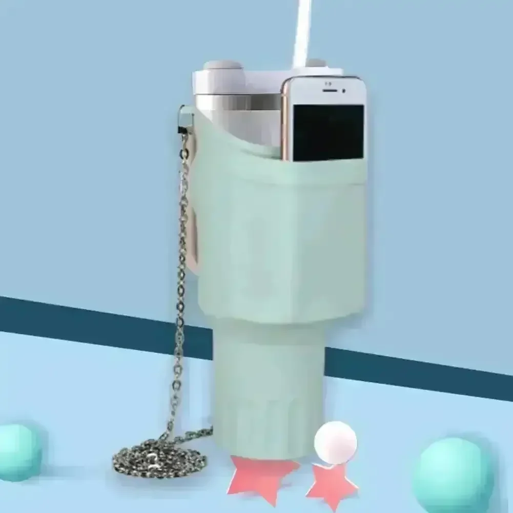 Full Length Stanley Silicon Sleeve with Phone Holder - Image 4