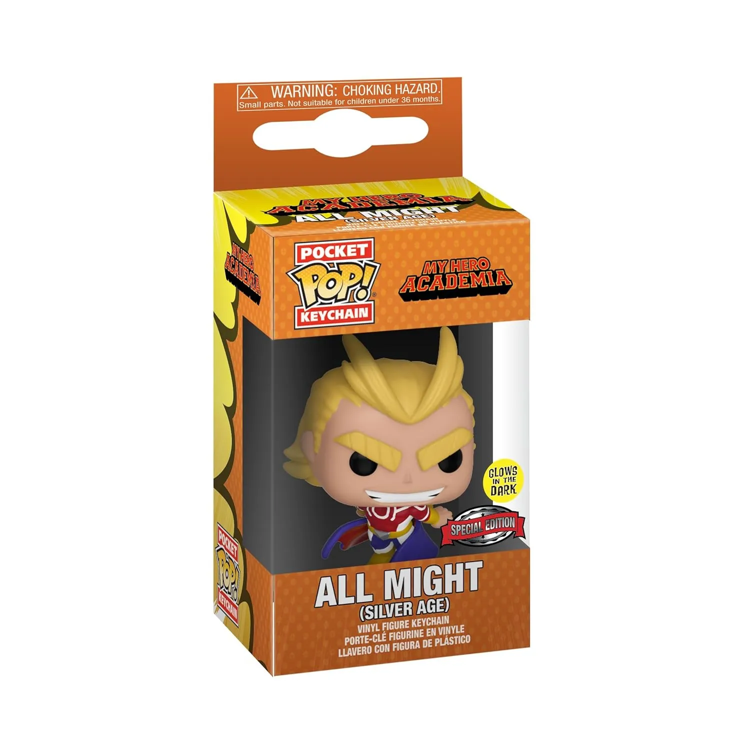 Funko Pocket Pop All Might Keychain - Image 2