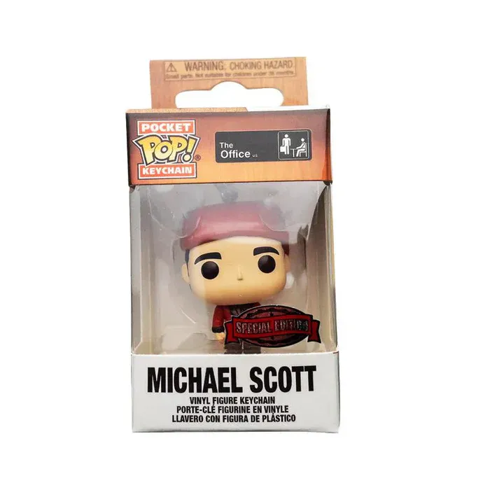 Funko Pop Michael Scott Keychain - Image 2