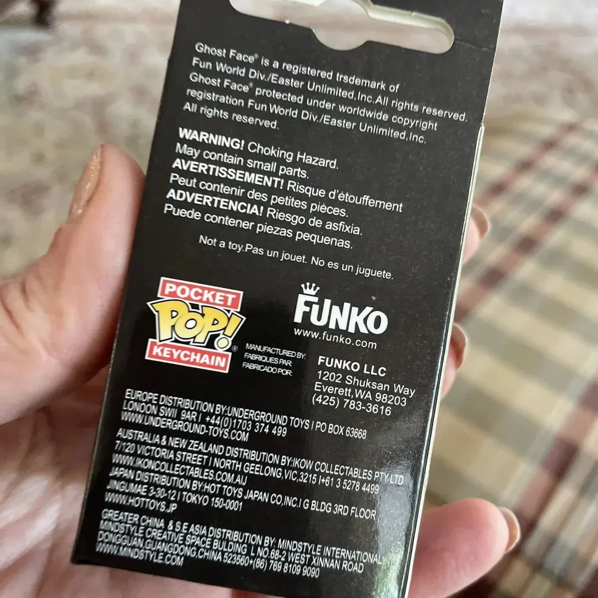 Funko POP Scream Ghost Face Keychain - Image 5