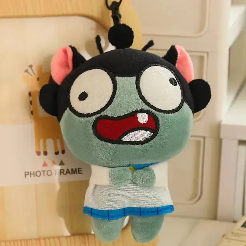 Funny Cartoon Zombie Plush Keychain - Image 5