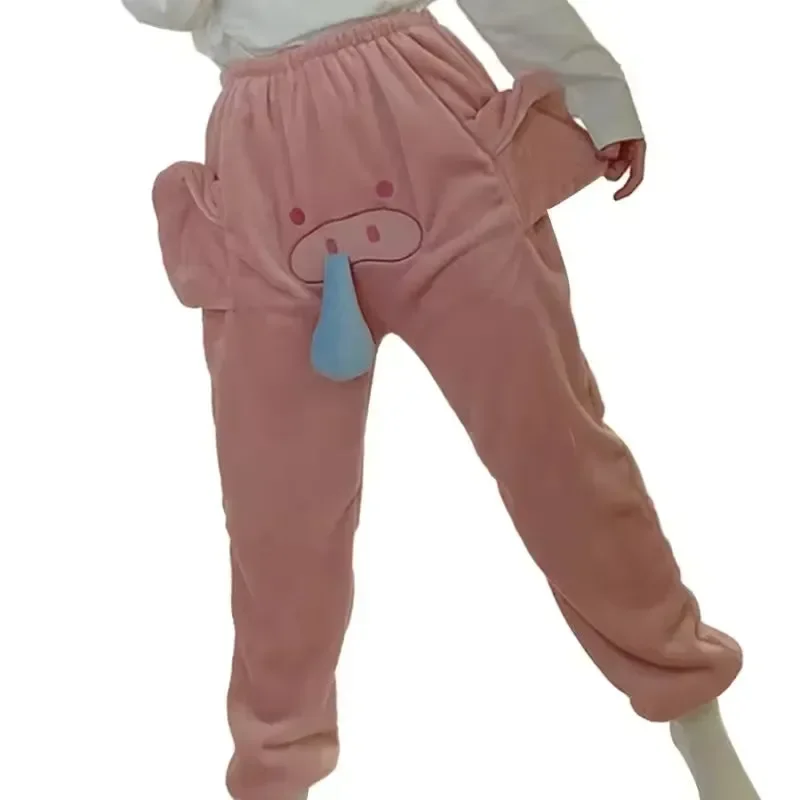 Funny Elephant Trunk Novelty Pajama Pants - Image 10
