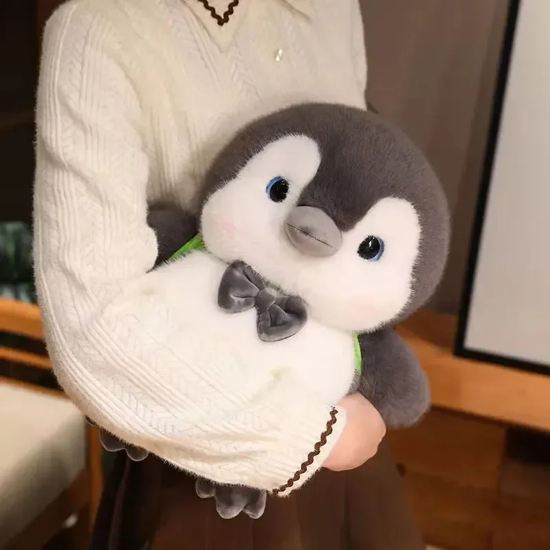 Furry Backpack Penguin Plush Toy (30 cm) - Image 7