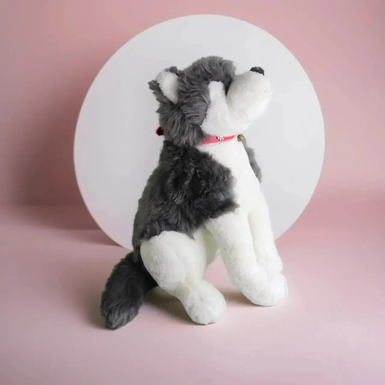 Furry Husky Plush Toy (80 cm) - Image 3