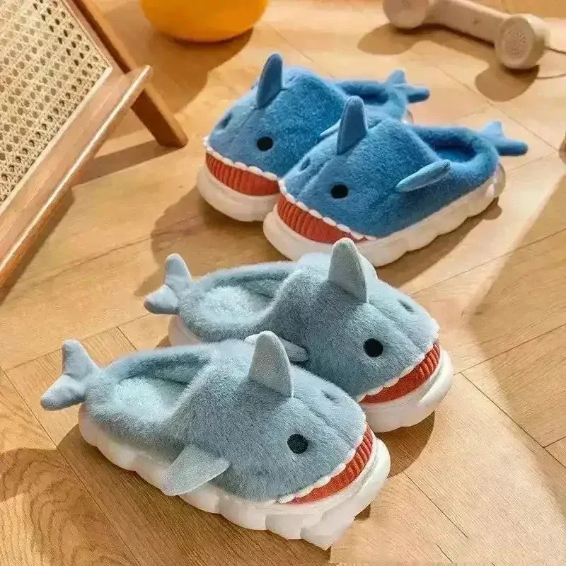 Furry Shark Slippers - Image 3