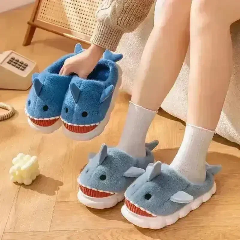 Furry Shark Slippers - Image 5