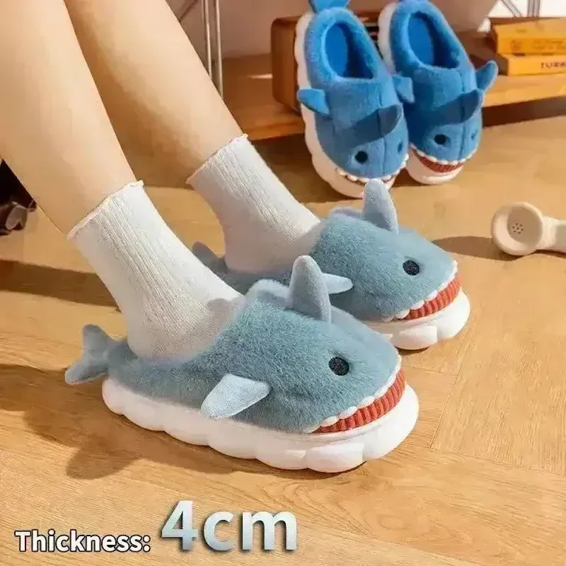 Furry Shark Slippers - Image 8
