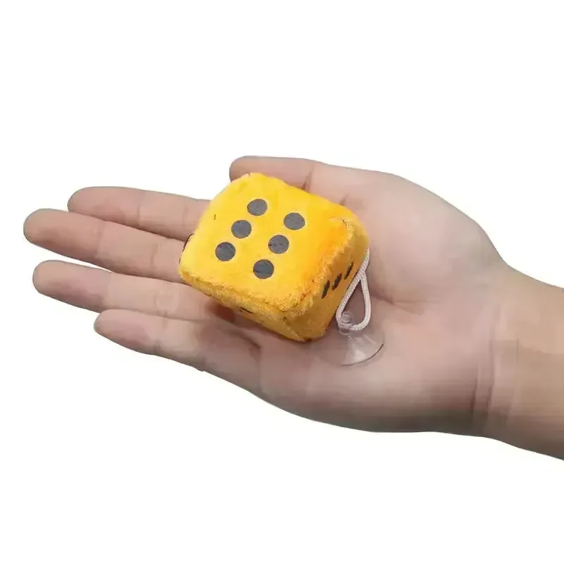 Fuzzy Fortune Plush Dice Keychain - Image 6