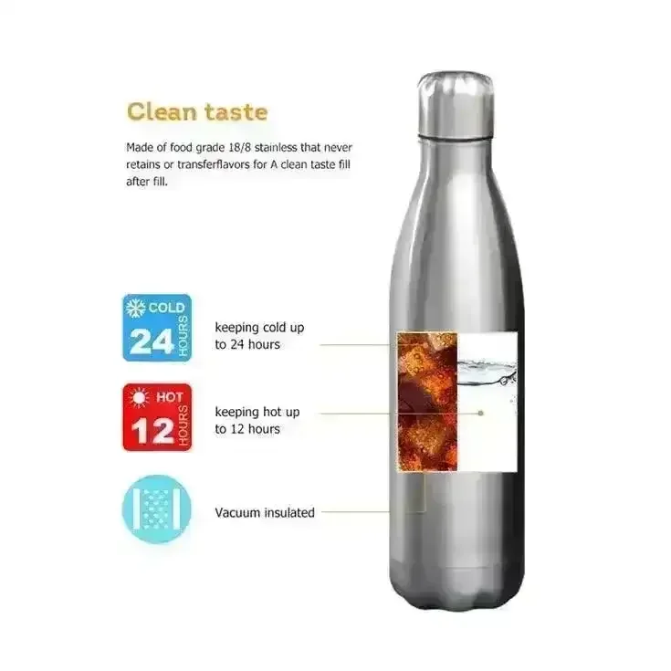 Galaxy Cola Metal Water Bottle (500 ml) - Image 6