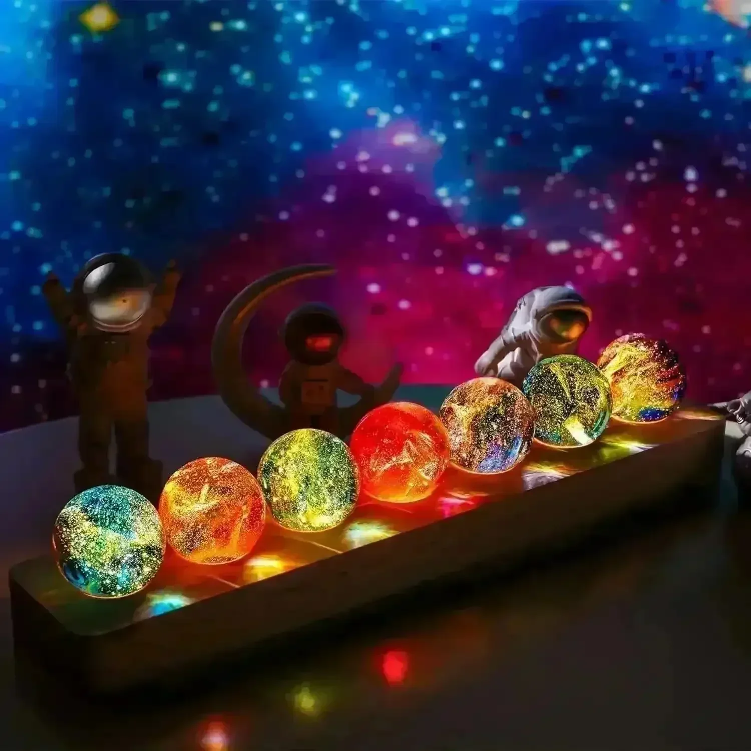Celestial Dreams Galaxy Marble Night Light - Image 3